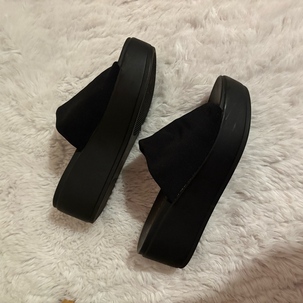 Y2K platform wedge sandals